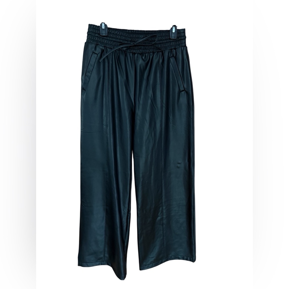 Open Edit Faux Wide Leg Pants
